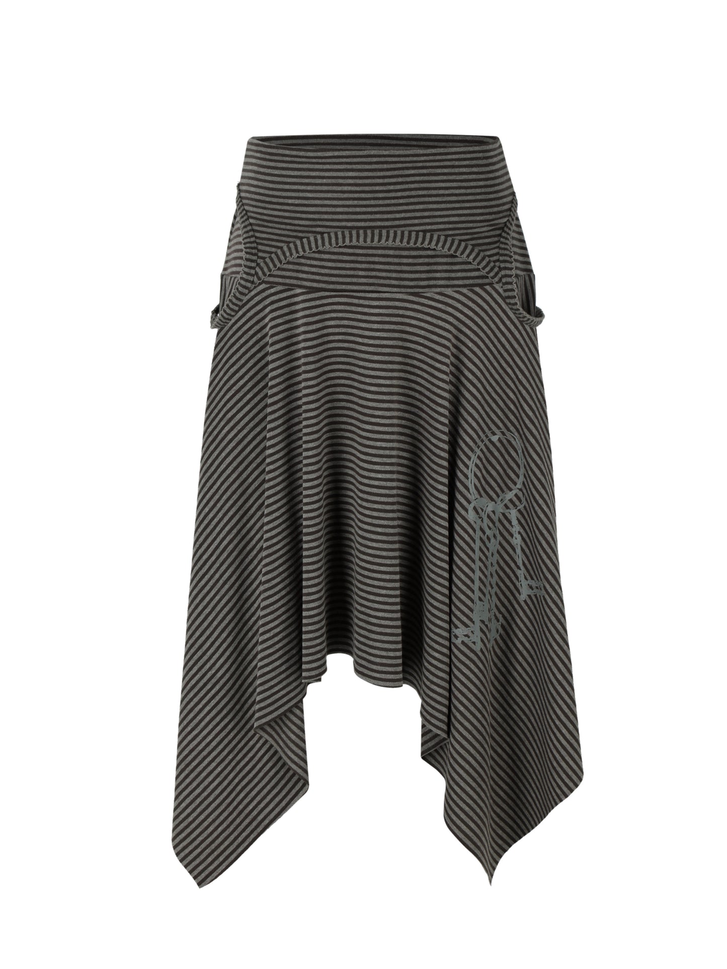 COUTHY STUDIO - Key Striped Skirt