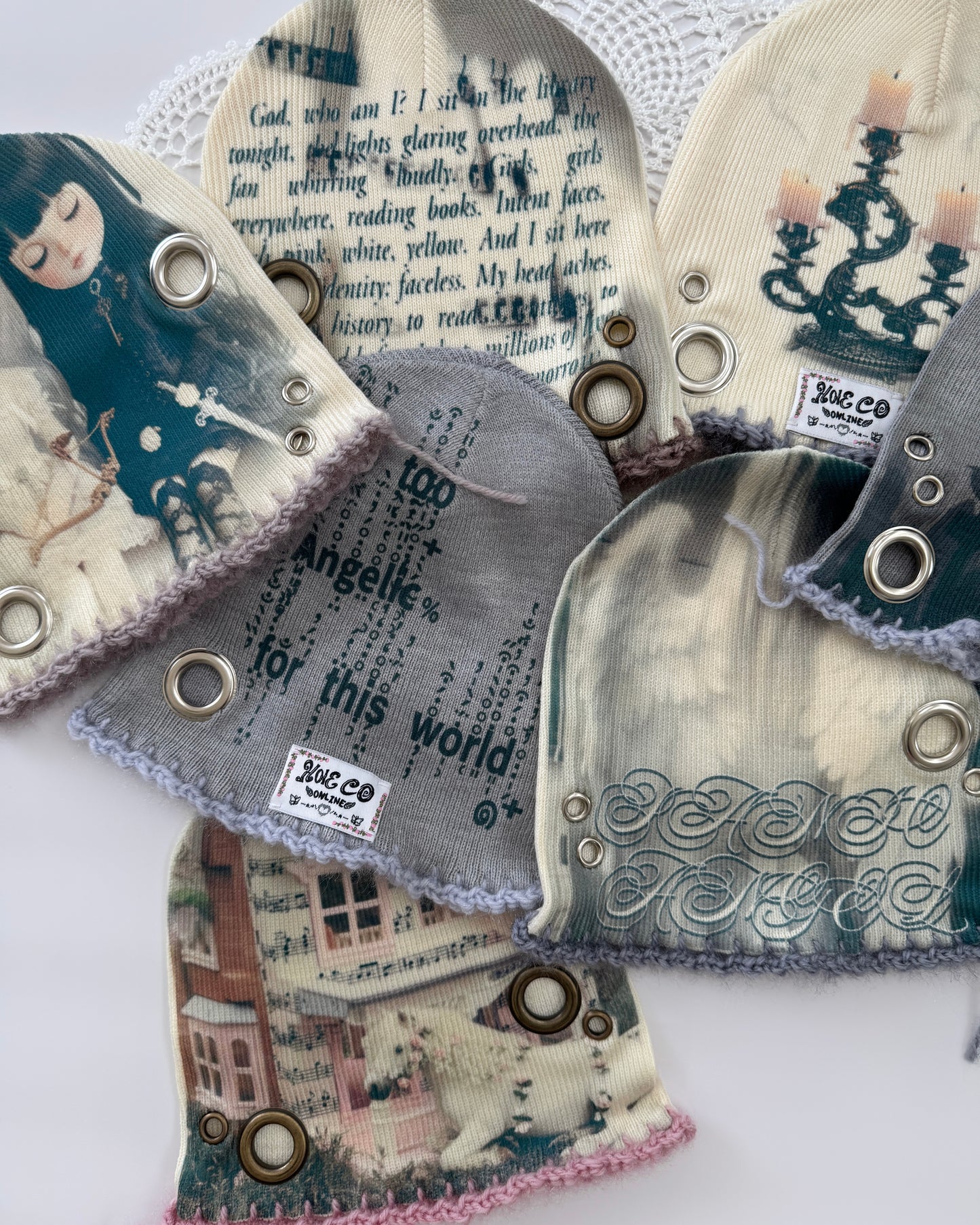 KEY Eyelet Beanies 🎚️🐾