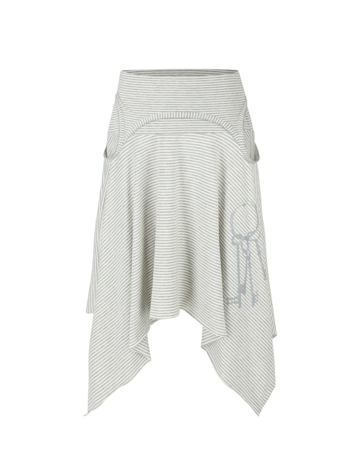 COUTHY STUDIO - Key Striped Skirt