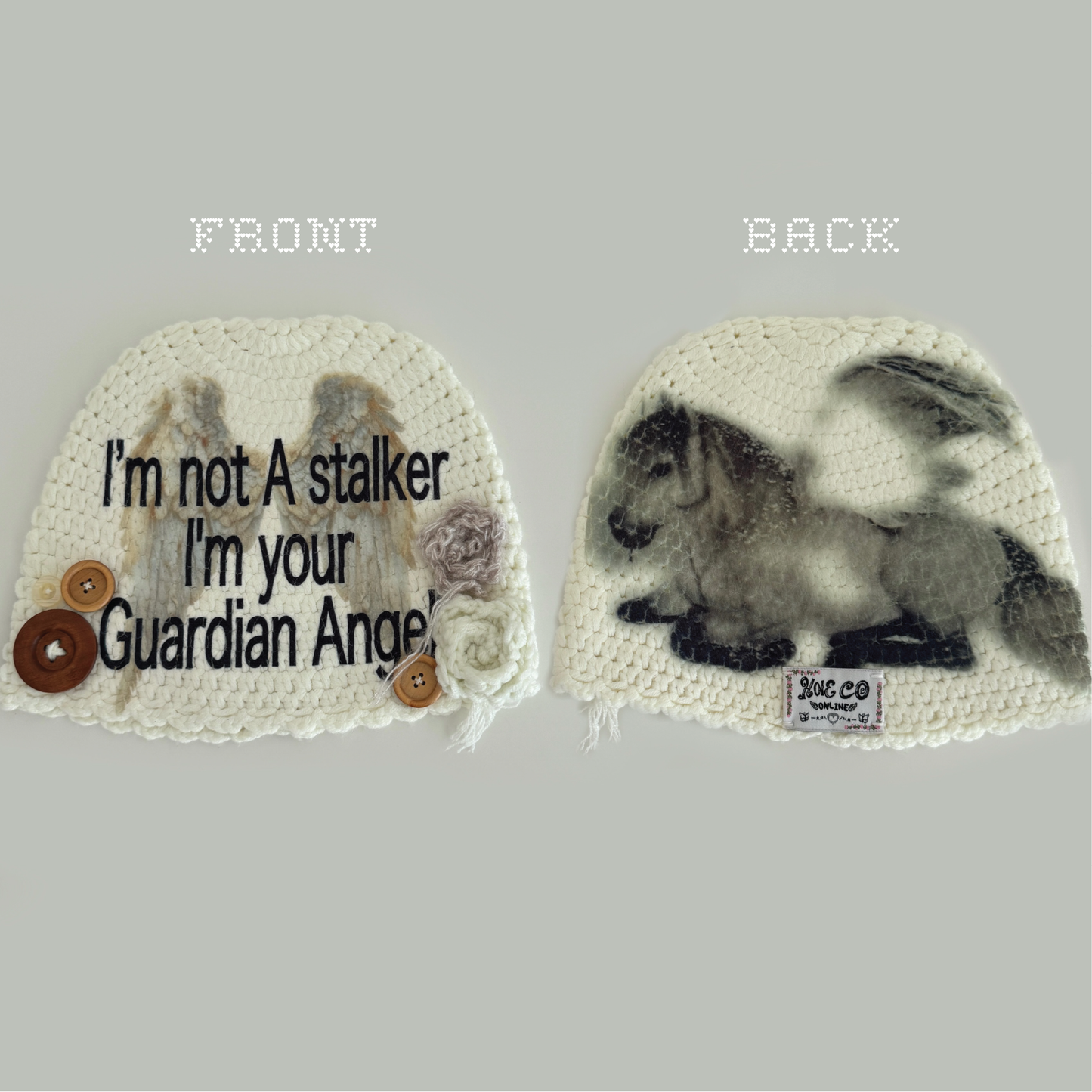 TABI CROCHETED BEANIE 👼🏻⭐️