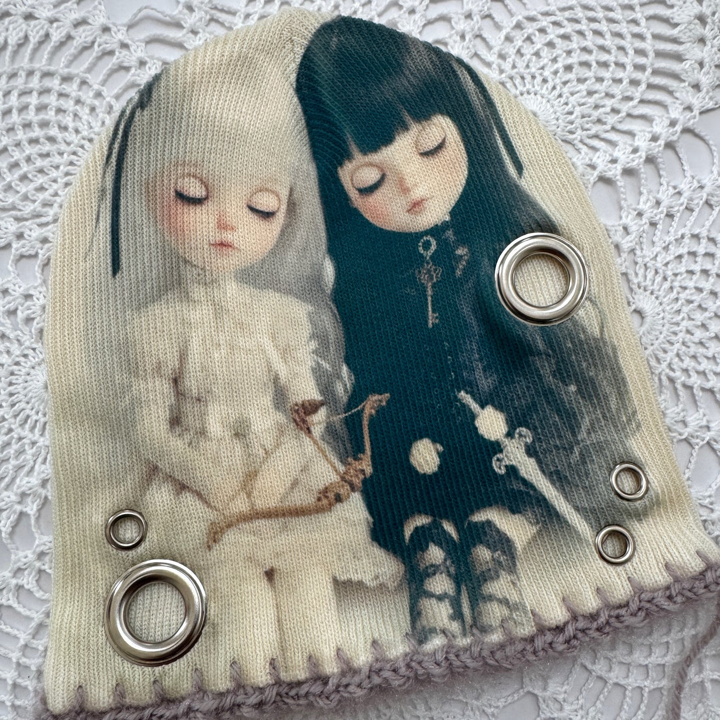 KEY Eyelet Beanies 🎚️🐾