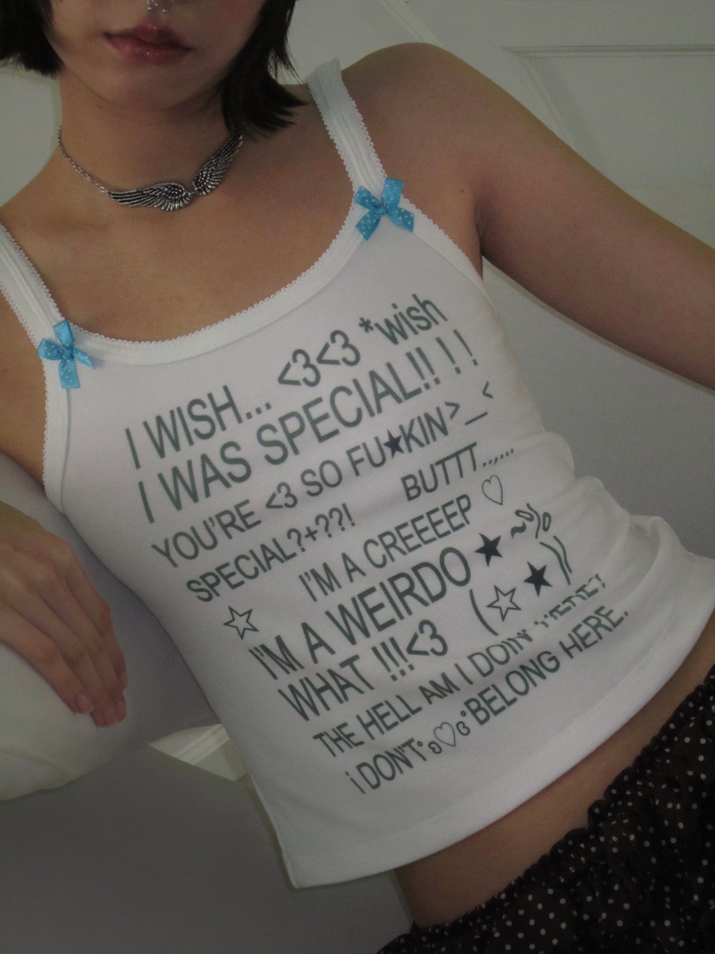 Dango camisole - white 👼🏻🤍