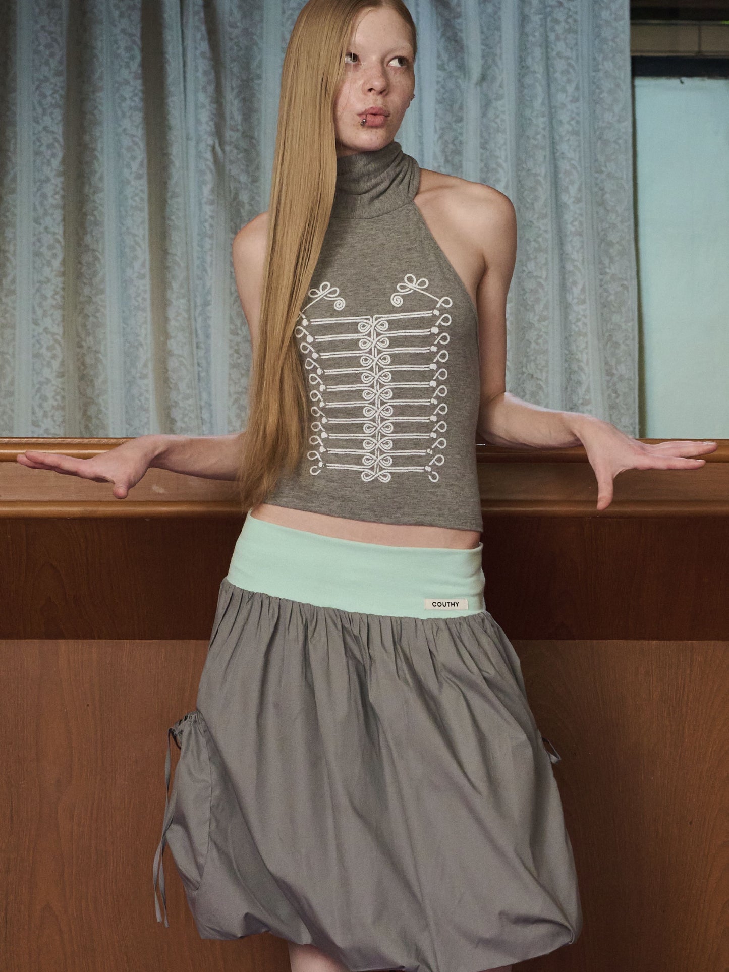 COUTHY STUDIO - Cadet Halter Top