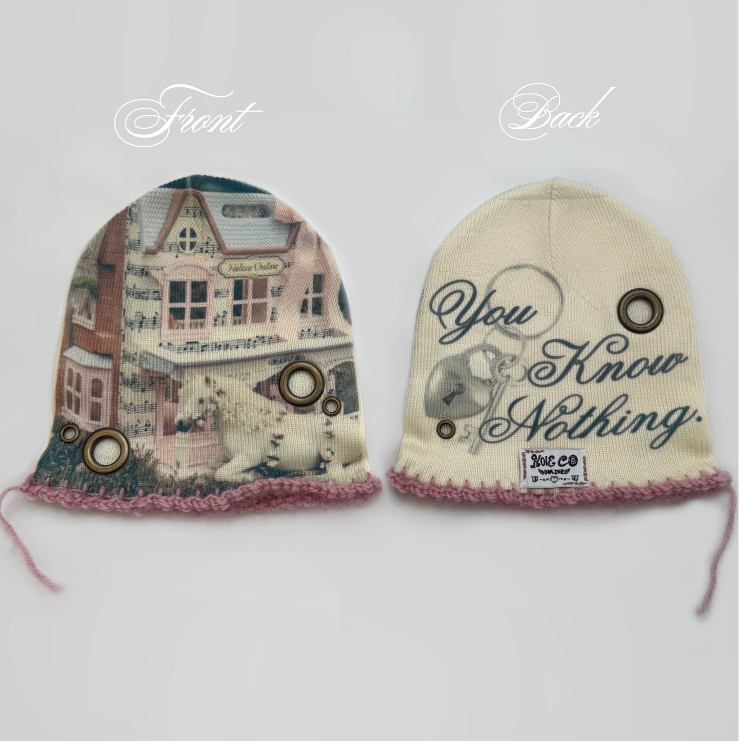 KEY Eyelet Beanies 🎚️🐾