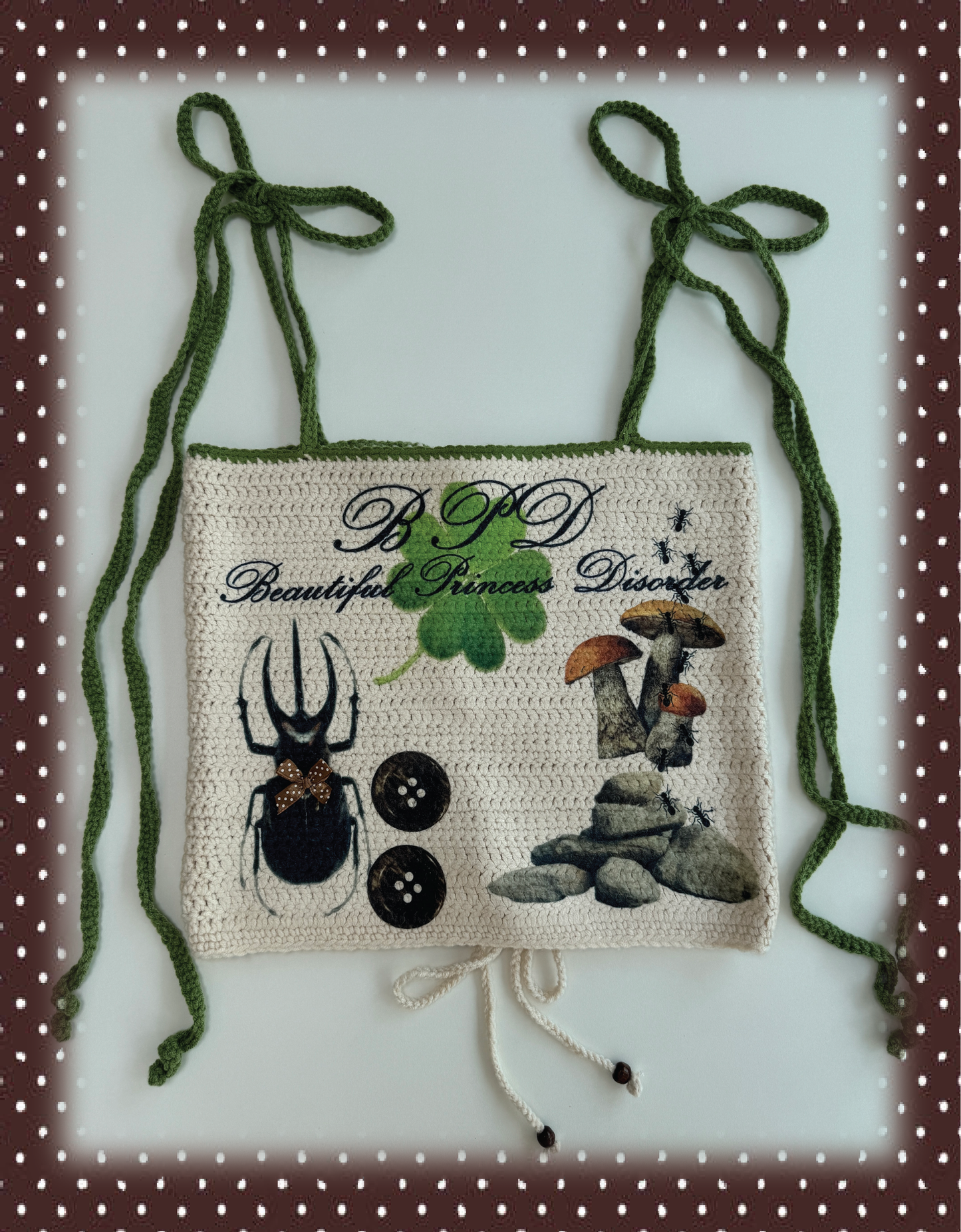 HOLECO Printed Knit Top 02 ⭐️🦴🪵