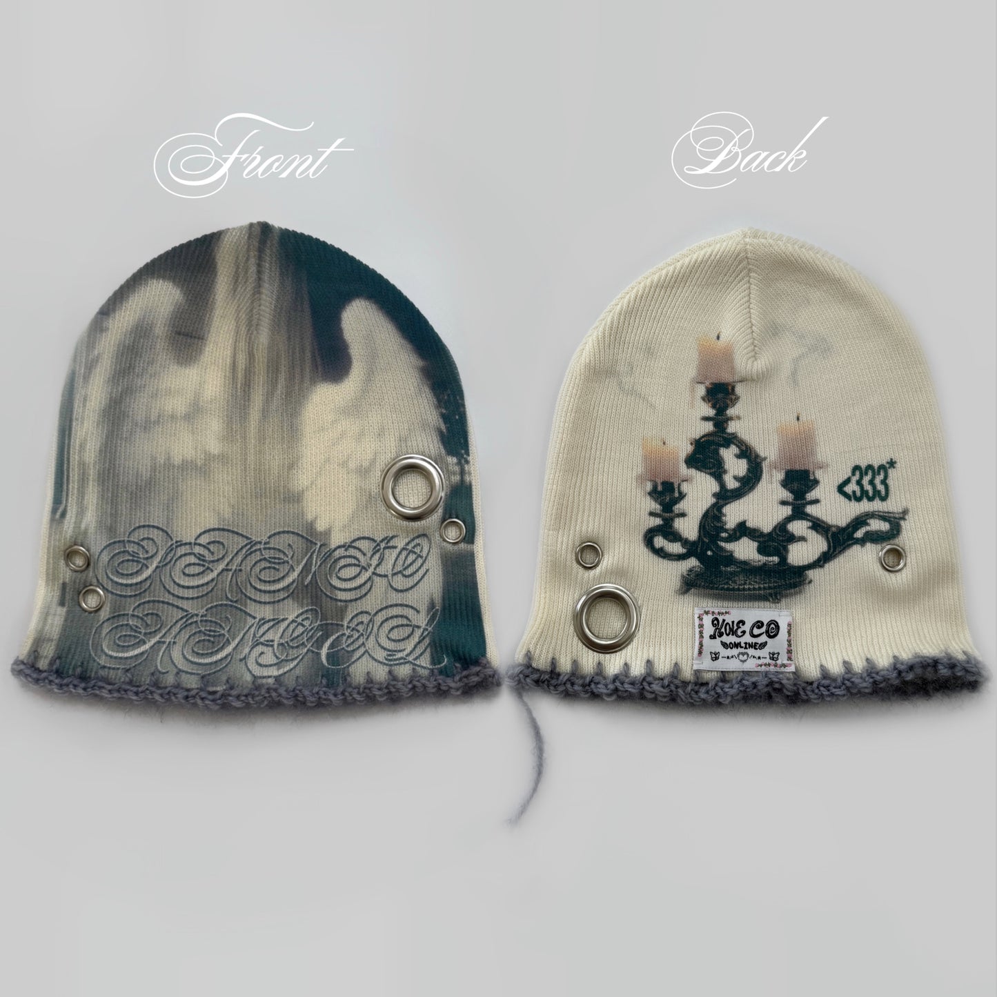 KEY Eyelet Beanies 🎚️🐾