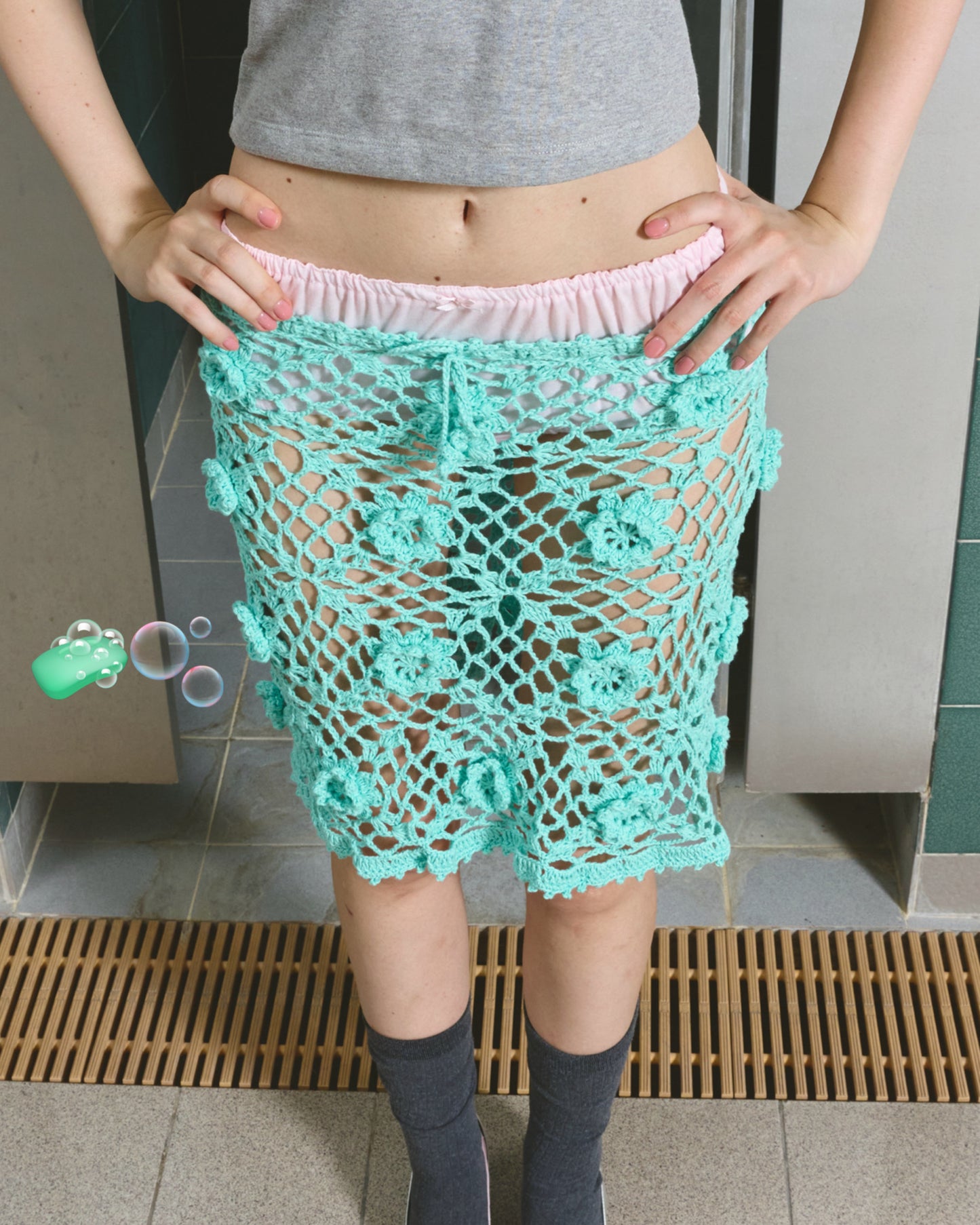 Garden Mesh Skirt ⛲️🫧