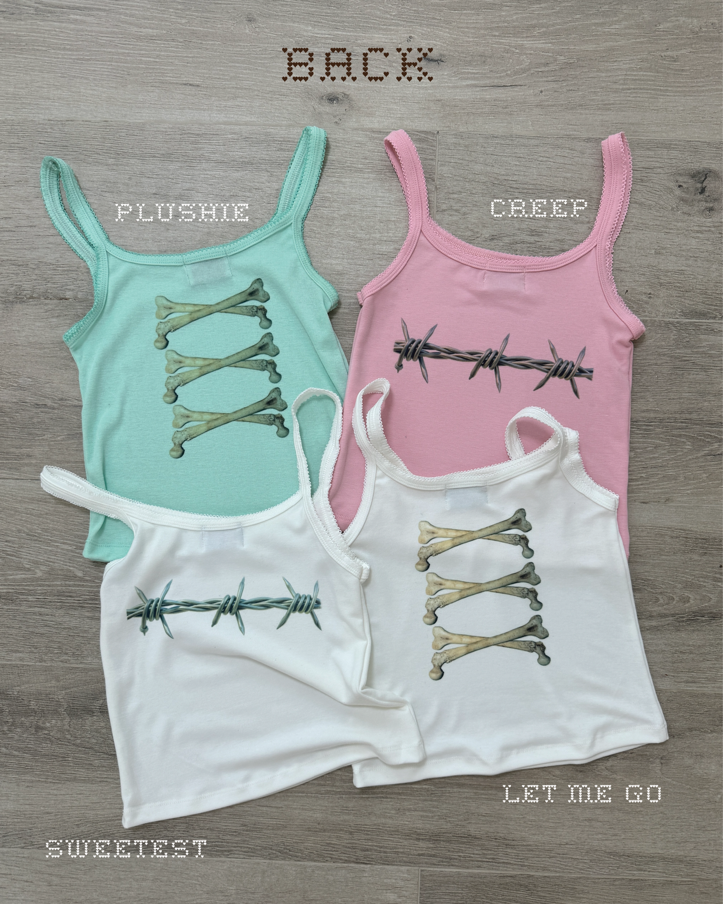 Dango soft camisole 🍡🐣🪽(☆^ー^☆)