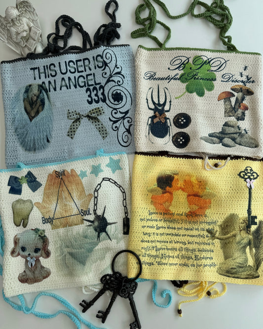 HOLECO Printed Knit Top 02 ⭐️🦴🪵