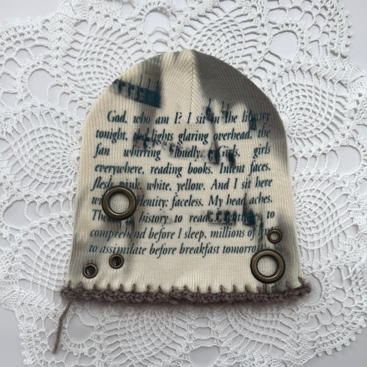 KEY Eyelet Beanies 🎚️🐾