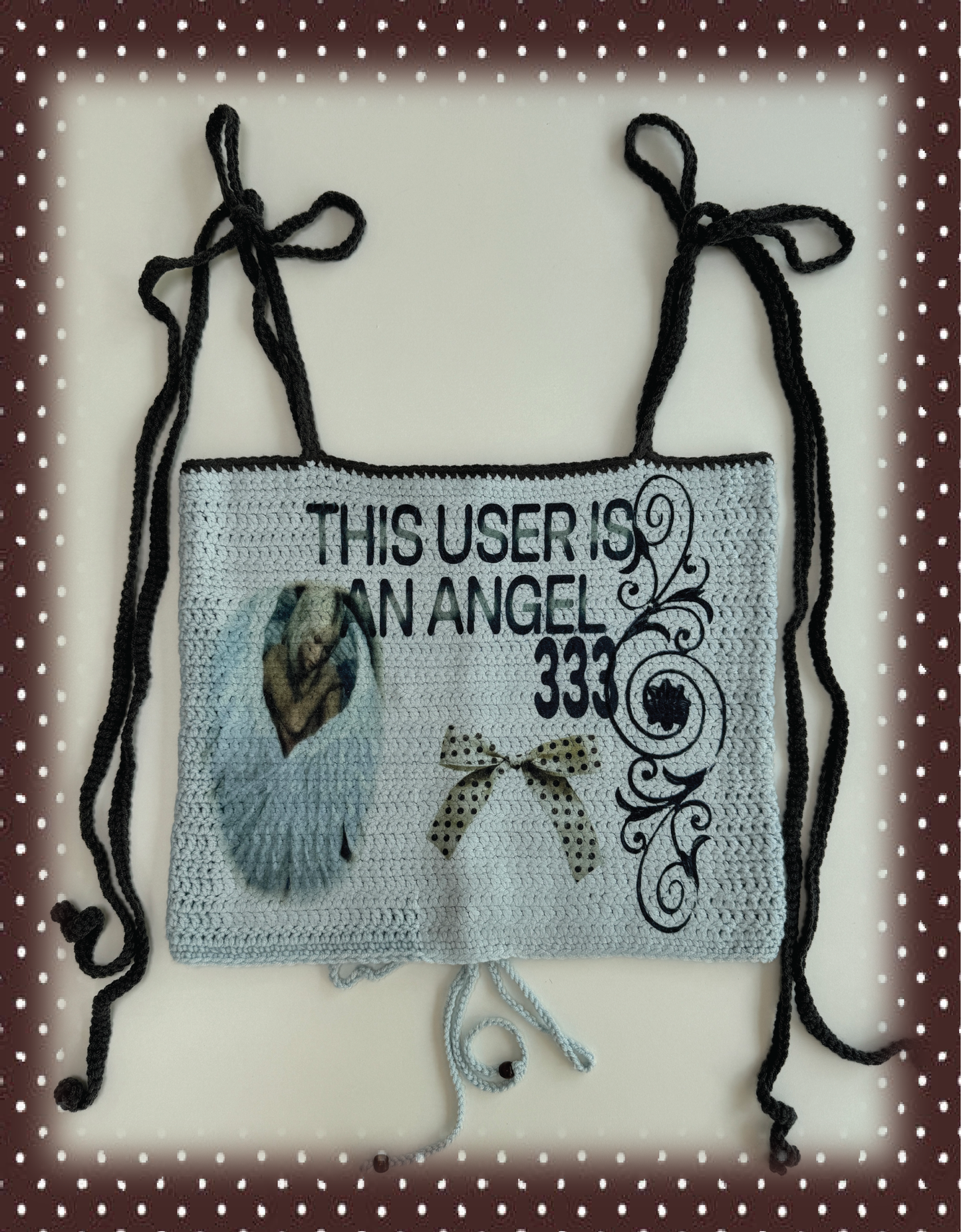 HOLECO Printed Knit Top 02 ⭐️🦴🪵