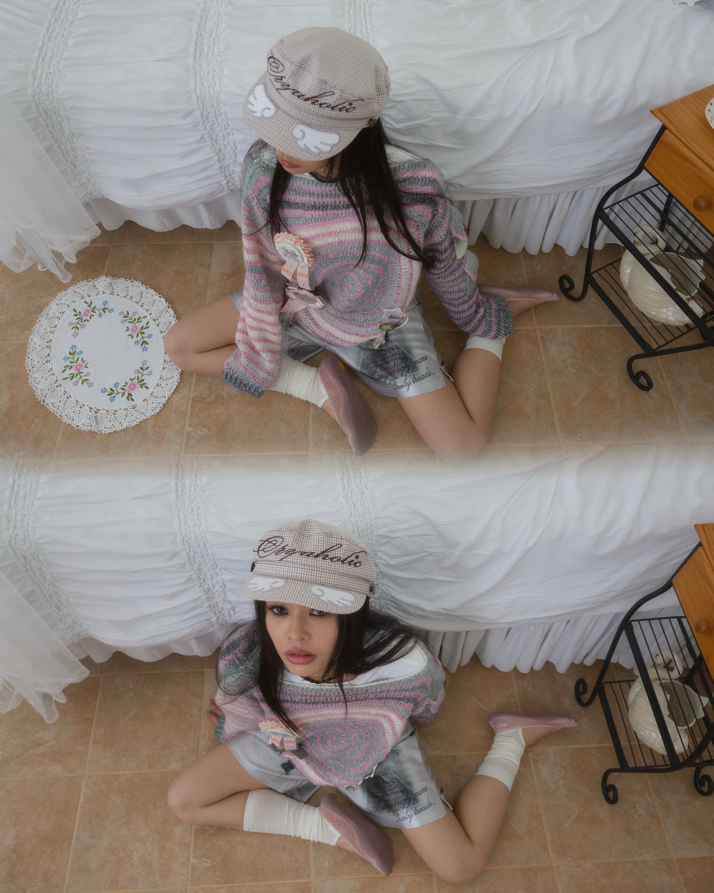 Spiral Pockets Sweater 🎀🐾 blush pink ☆*