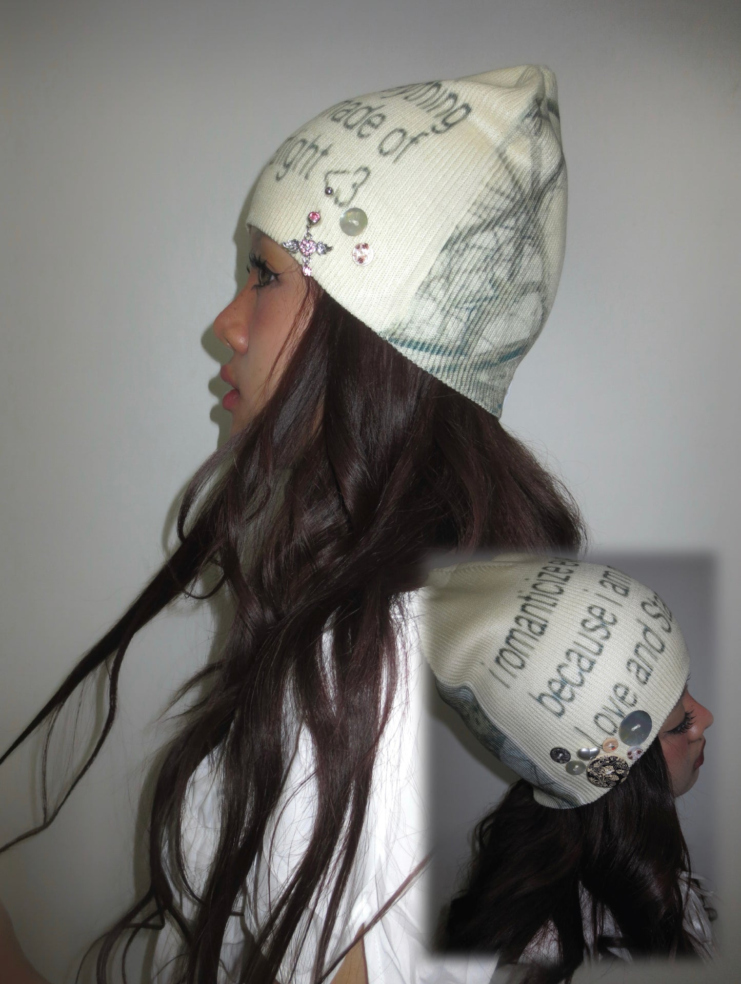 YUMI BUTTONS BEANIE 🎵🫧