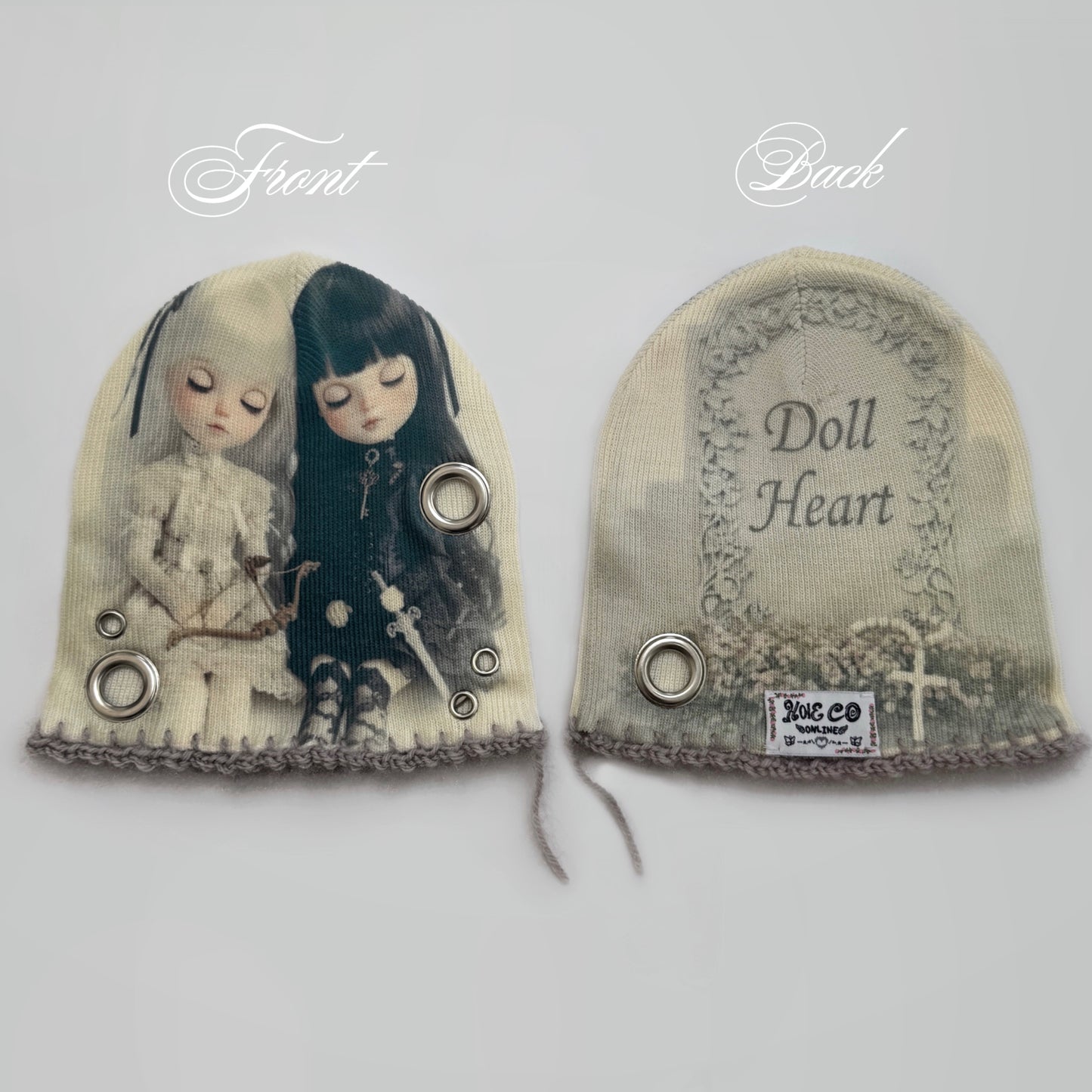 KEY Eyelet Beanies 🎚️🐾