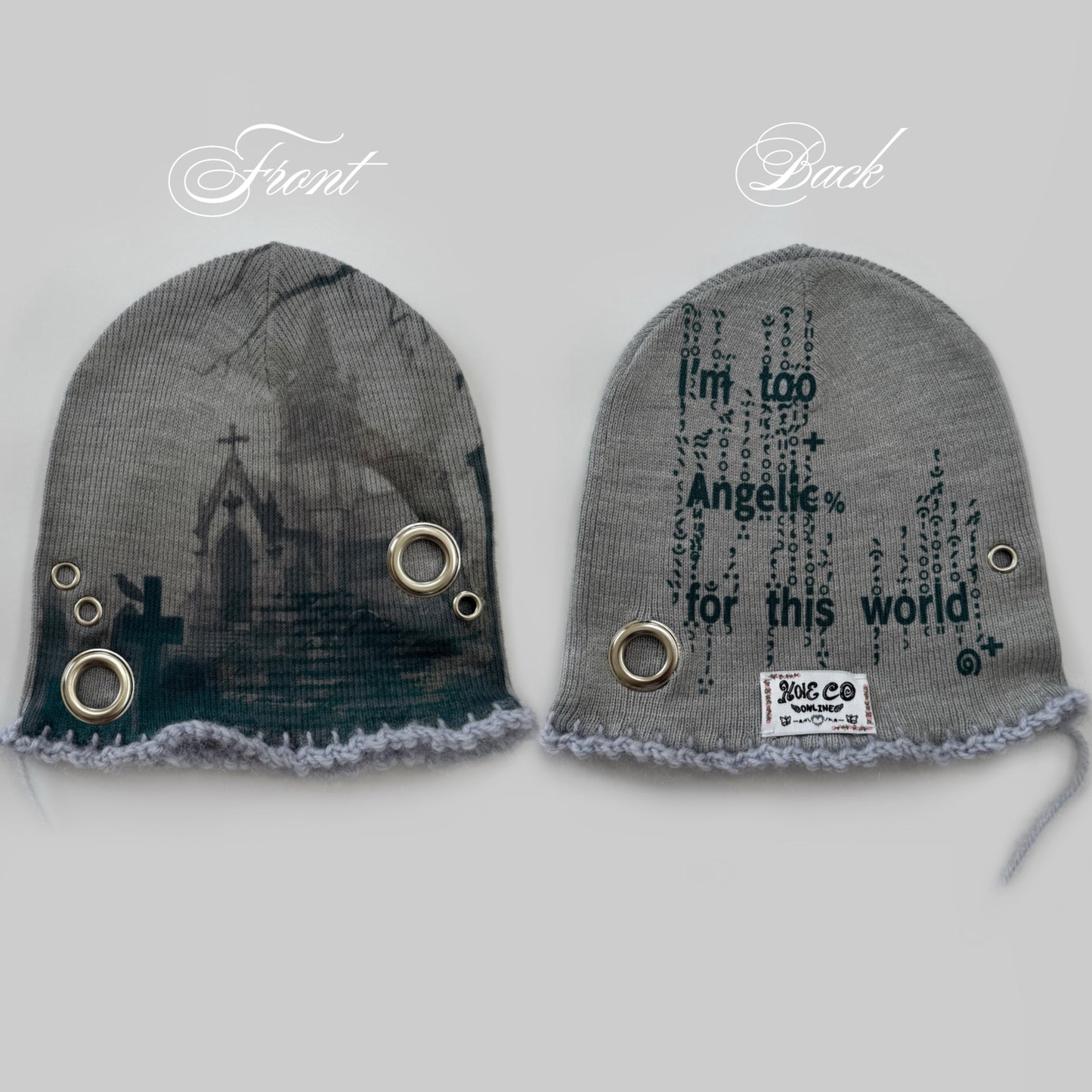 KEY Eyelet Beanies 🎚️🐾