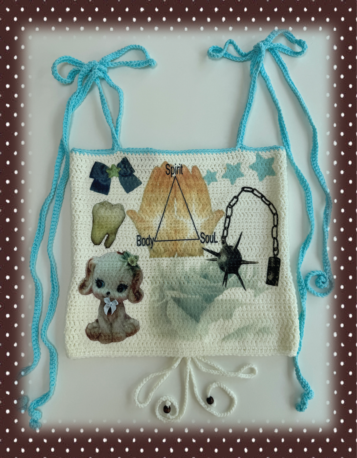 HOLECO Printed Knit Top 02 ⭐️🦴🪵