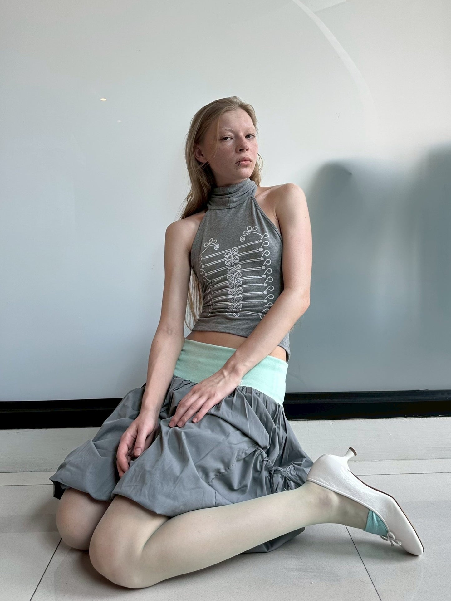 COUTHY STUDIO - Cadet Halter Top