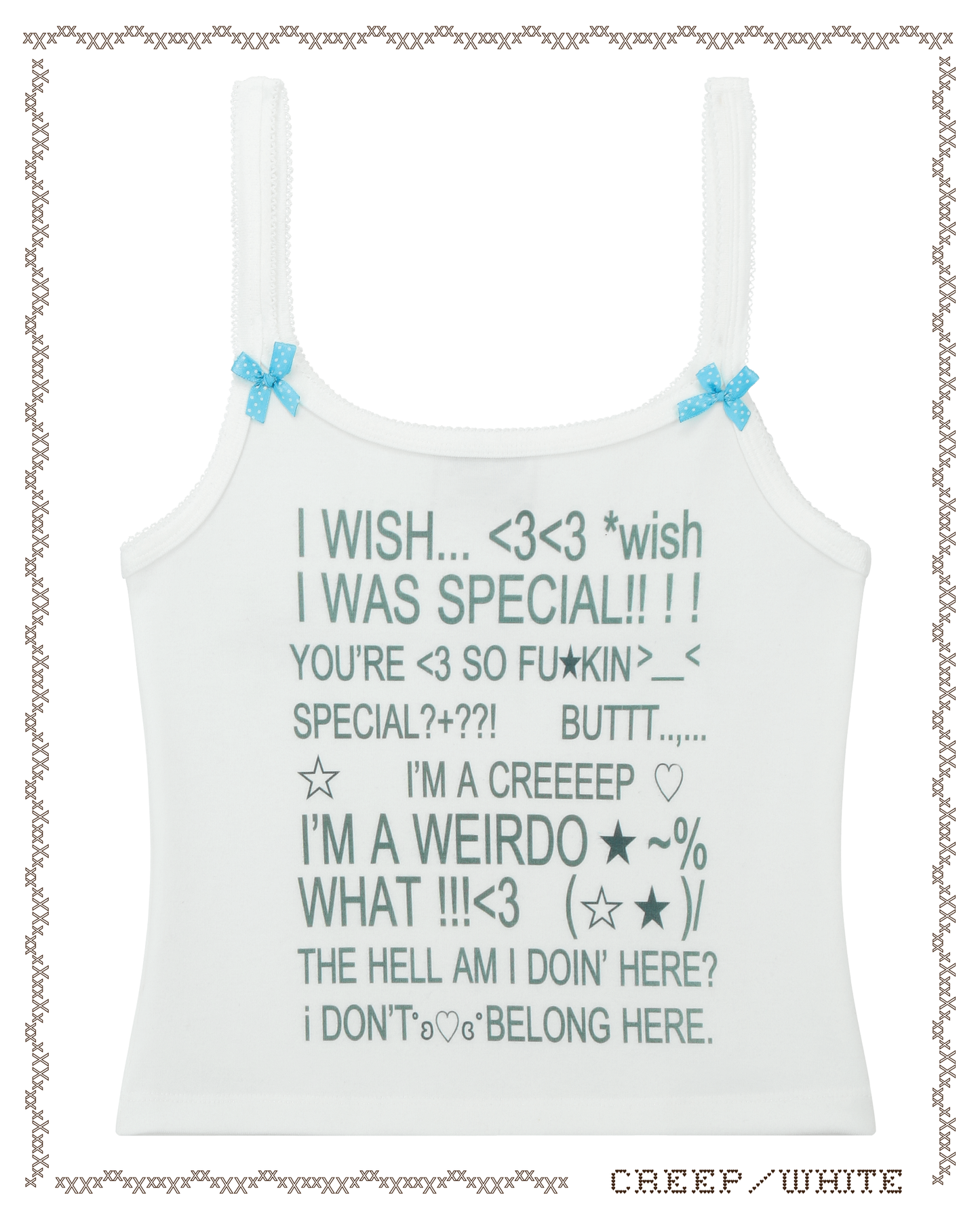 Dango camisole - white 👼🏻🤍