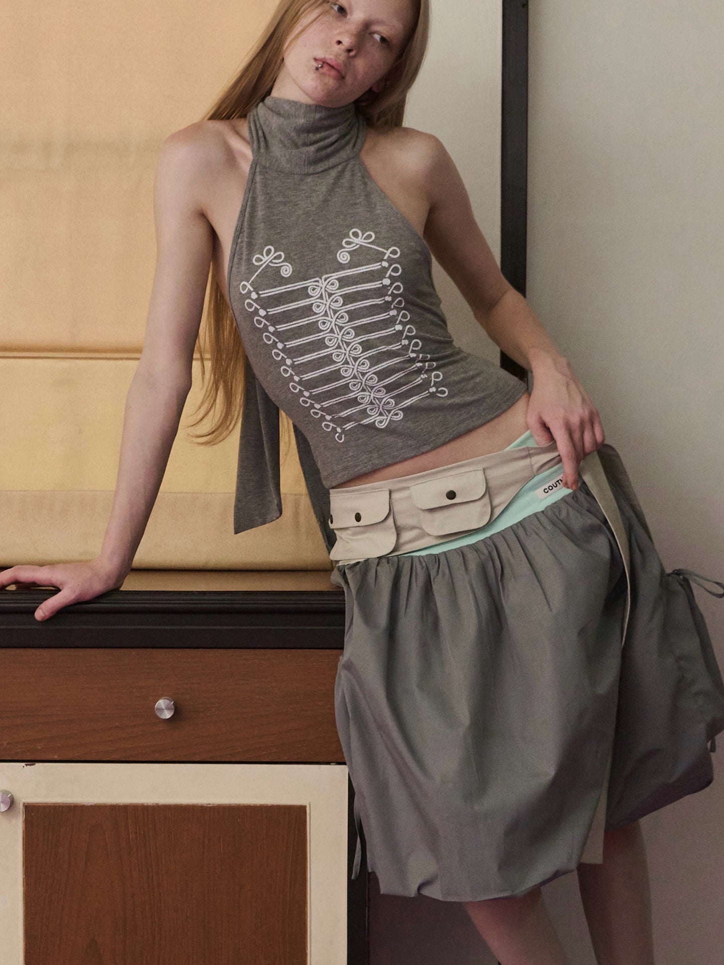 COUTHY STUDIO - Cadet Halter Top